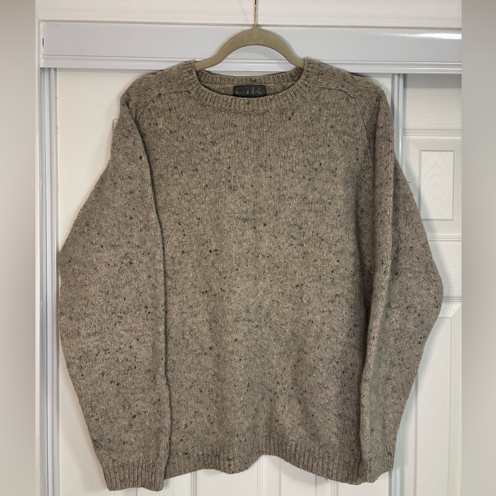 Speckled Beige Crewneck Sweater